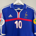 Shop 2000/02 FRANCE ZIDANE #10 HOME SHIRT (XL) ADIDAS, classic football shirts, vintage football shirts & retro soccer jerseys at Cult Kits