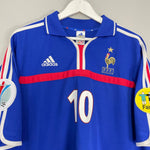 Shop 2000/02 FRANCE ZIDANE #10 HOME SHIRT (XXL) ADIDAS, classic football shirts, vintage football shirts & retro soccer jerseys at Cult Kits
