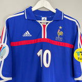 Shop 2000/02 FRANCE ZIDANE #10 HOME SHIRT (XXL) ADIDAS, classic football shirts, vintage football shirts & retro soccer jerseys at Cult Kits