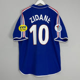 Shop 2000/02 FRANCE ZIDANE #10 HOME SHIRT (XXL) ADIDAS, classic football shirts, vintage football shirts & retro soccer jerseys at Cult Kits