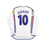 Buy 2000/02 France Zidane 10 L/S Away Shirt (XL) Adidas ~ Free worldwide shipping ~ Authentic Vintage Football Shirts from Cult Kits