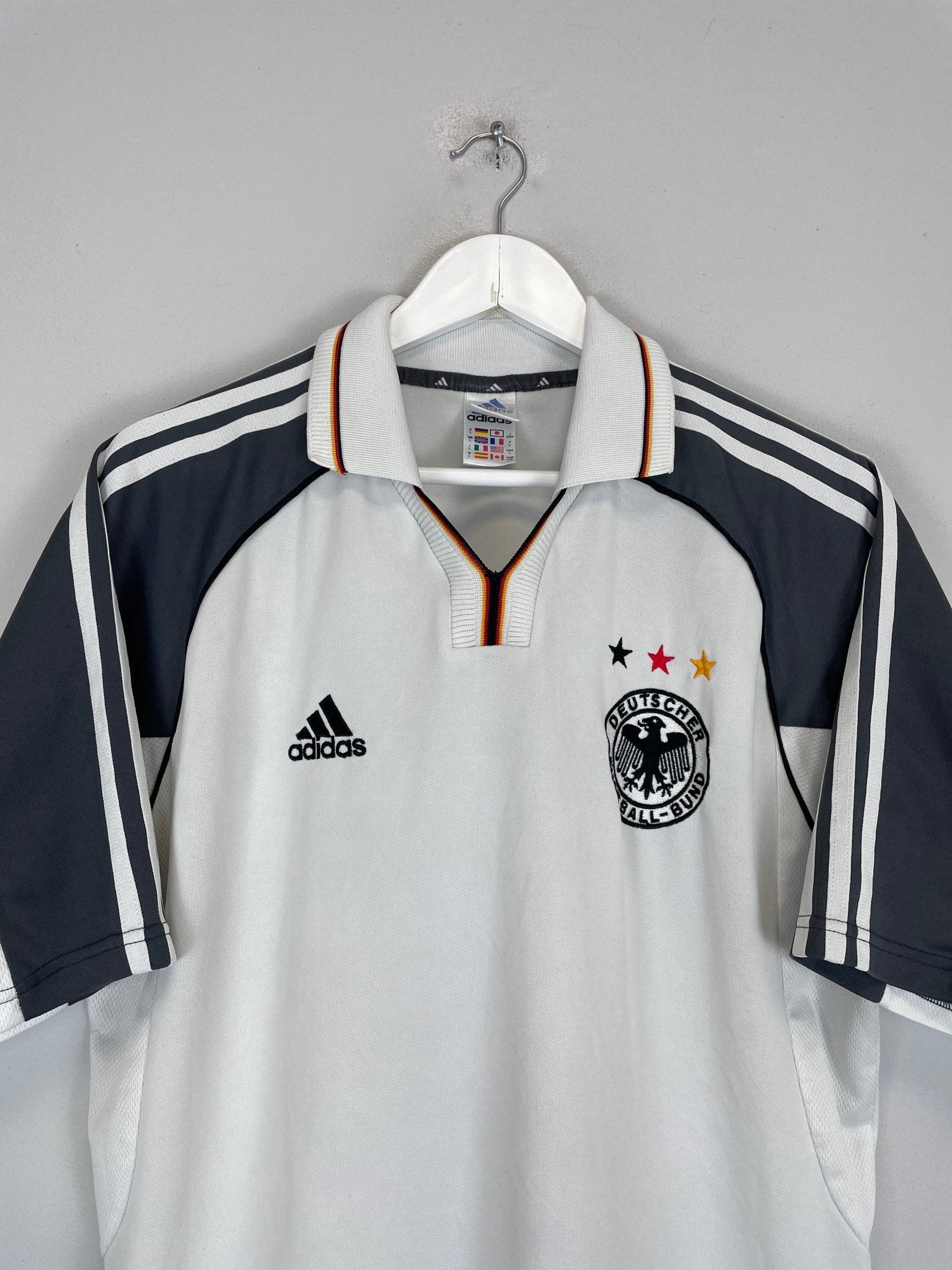 Shop 2000/02 GERMANY HOME SHIRT (L) ADIDAS, classic football shirts, vintage football shirts & retro soccer jerseys at Cult Kits