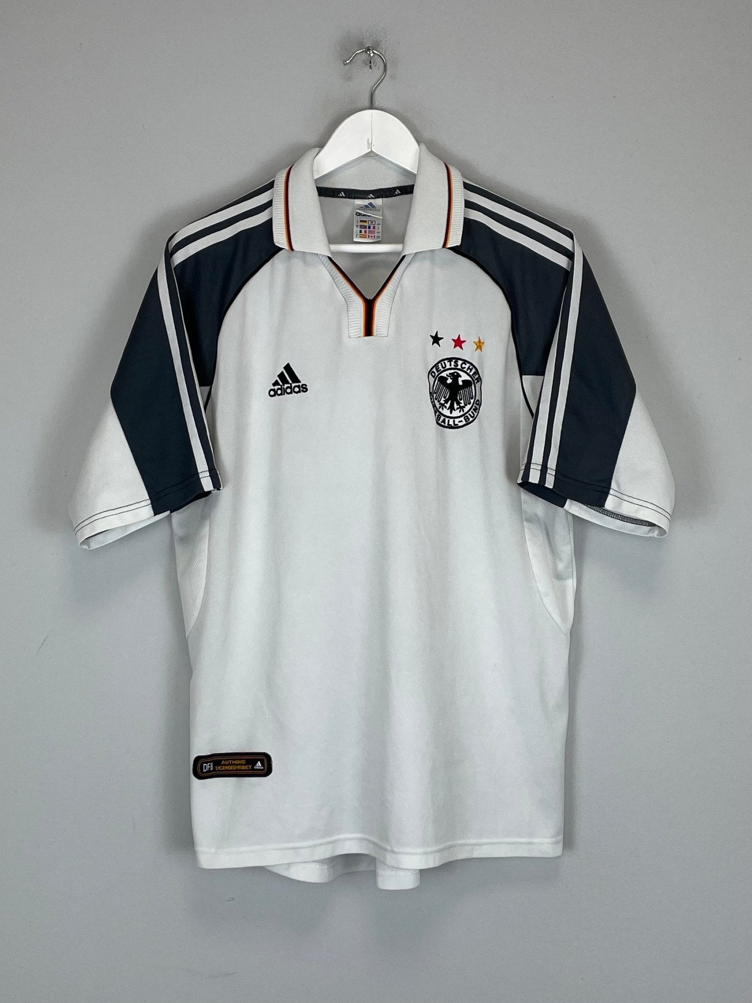 Shop 2000/02 GERMANY HOME SHIRT (L) ADIDAS, classic football shirts, vintage football shirts & retro soccer jerseys at Cult Kits