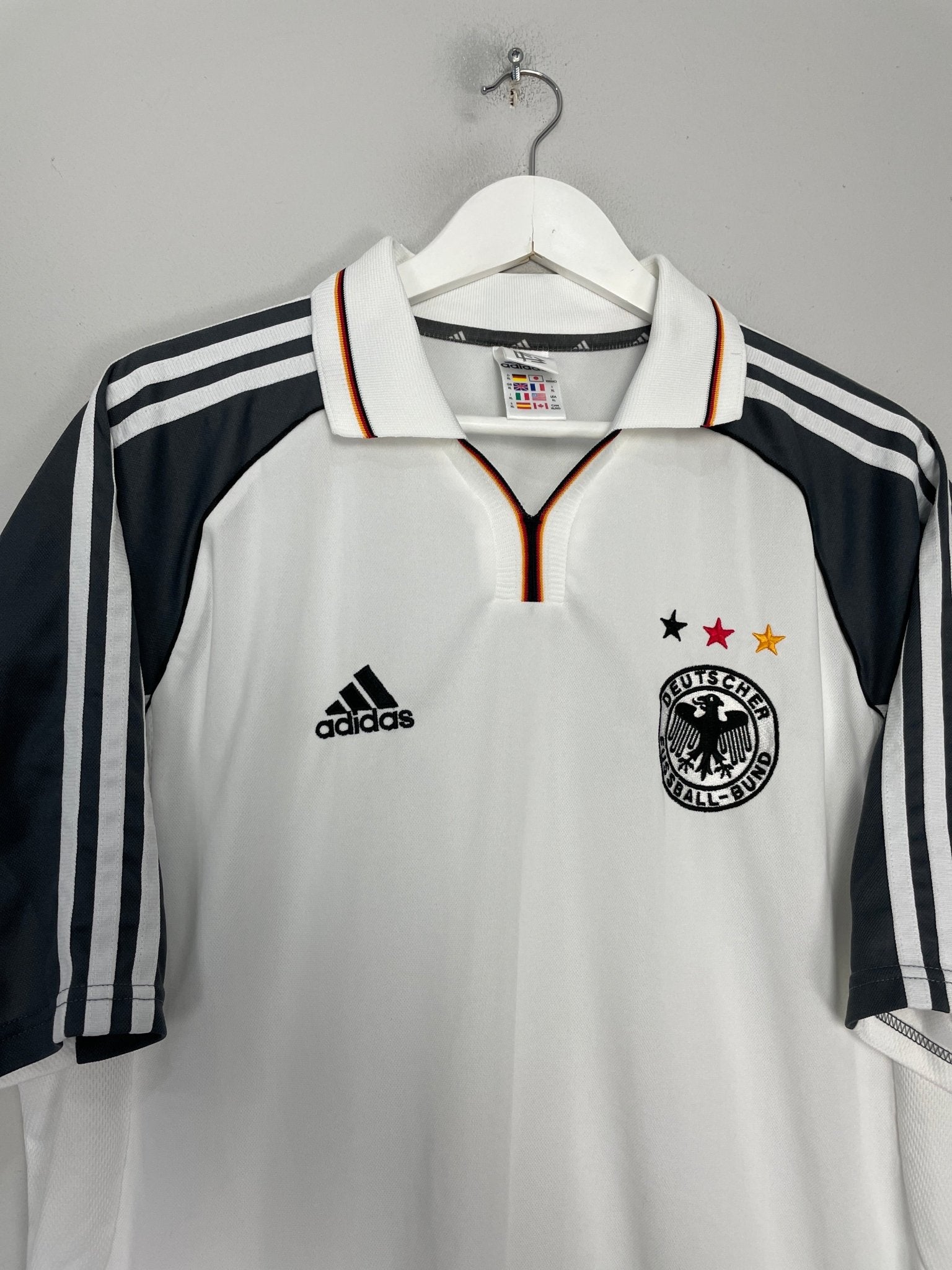 Shop 2000/02 GERMANY HOME SHIRT (XL) ADIDAS, classic football shirts, vintage football shirts & retro soccer jerseys at Cult Kits