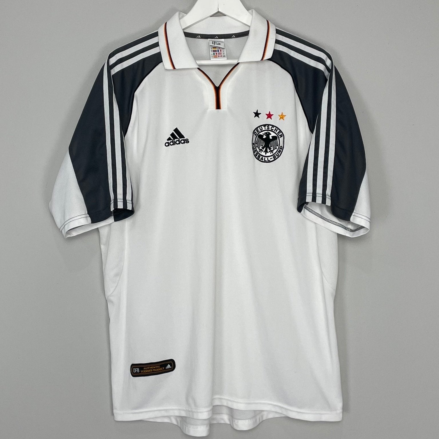 Shop 2000/02 GERMANY HOME SHIRT (XL) ADIDAS, classic football shirts, vintage football shirts & retro soccer jerseys at Cult Kits