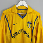 Shop 2000/02 LEEDS UNITED KEWELL #10 L/S AWAY SHIRT (L) NIKE, classic football shirts, vintage football shirts & retro soccer jerseys at Cult Kits