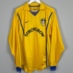 Shop 2000/02 LEEDS UNITED KEWELL #10 L/S AWAY SHIRT (L) NIKE, classic football shirts, vintage football shirts & retro soccer jerseys at Cult Kits