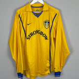 Shop 2000/02 LEEDS UNITED KEWELL #10 L/S AWAY SHIRT (L) NIKE, classic football shirts, vintage football shirts & retro soccer jerseys at Cult Kits