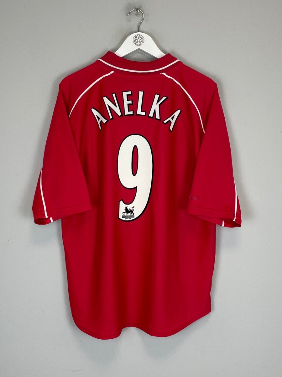 2000/02 LIVERPOOL ANELKA 9 HOME SHIRT (L) REEBOK - Cult Kits - Large - Buy Vintage Football Shirts, Authentic Retro Football Shirts For Sale, Classic Football Shirts & Soccer Jersey