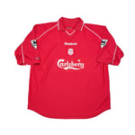 Buy 2000/02 Liverpool Gerrard 17 Home Shirt (XXL) Reebok ~ Free worldwide shipping ~ Authentic Vintage Football Shirts from Cult Kits