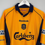 2000/02 LIVERPOOL HESKEY 8 AWAY SHIRT (L) REEBOK - Cult Kits - Large - Buy Vintage Football Shirts, Authentic Retro Football Shirts For Sale, Classic Football Shirts & Soccer Jersey