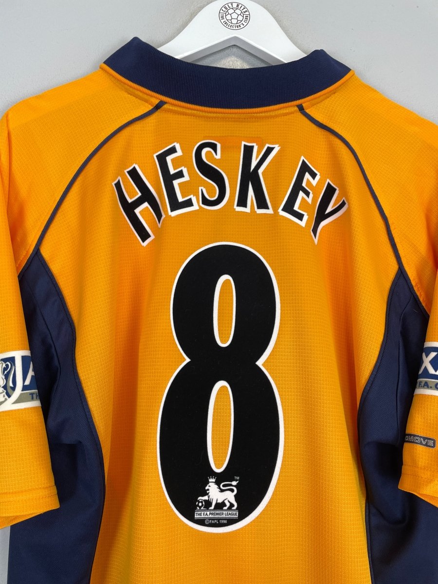 2000/02 LIVERPOOL HESKEY 8 AWAY SHIRT (L) REEBOK - Cult Kits - Large - Buy Vintage Football Shirts, Authentic Retro Football Shirts For Sale, Classic Football Shirts & Soccer Jersey