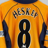 2000/02 LIVERPOOL HESKEY 8 AWAY SHIRT (L) REEBOK - Cult Kits - Large - Buy Vintage Football Shirts, Authentic Retro Football Shirts For Sale, Classic Football Shirts & Soccer Jersey