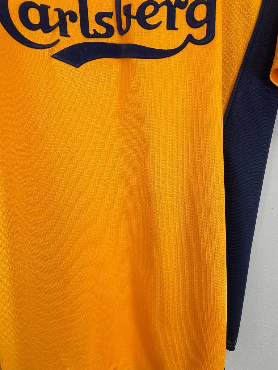 2000/02 LIVERPOOL HESKEY 8 AWAY SHIRT (L) REEBOK - Cult Kits - Large - Buy Vintage Football Shirts, Authentic Retro Football Shirts For Sale, Classic Football Shirts & Soccer Jersey