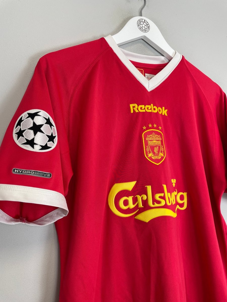 2000/02 LIVERPOOL LITMANEN 37 C/L HOME SHIRT (M) REEBOK - Cult Kits - Medium - Buy Vintage Football Shirts, Authentic Retro Football Shirts For Sale, Classic Football Shirts & Soccer Jersey