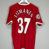2000/02 LIVERPOOL LITMANEN 37 C/L HOME SHIRT (M) REEBOK - Cult Kits - Medium - Buy Vintage Football Shirts, Authentic Retro Football Shirts For Sale, Classic Football Shirts & Soccer Jersey
