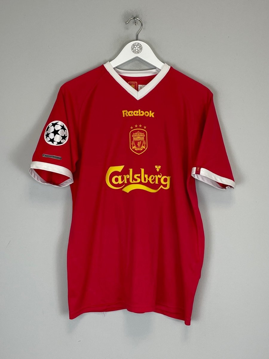 2000/02 LIVERPOOL LITMANEN 37 C/L HOME SHIRT (M) REEBOK - Cult Kits - Medium - Buy Vintage Football Shirts, Authentic Retro Football Shirts For Sale, Classic Football Shirts & Soccer Jersey