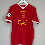 2000/02 LIVERPOOL LITMANEN 37 C/L HOME SHIRT (M) REEBOK - Cult Kits - Medium - Buy Vintage Football Shirts, Authentic Retro Football Shirts For Sale, Classic Football Shirts & Soccer Jersey