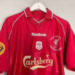 Shop 2000/02 LIVERPOOL OWEN #10 HOME SHIRT (M) REEBOK, classic football shirts, vintage football shirts & retro soccer jerseys at Cult Kits