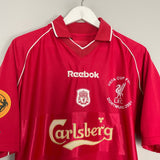 Shop 2000/02 LIVERPOOL OWEN #10 HOME SHIRT (M) REEBOK, classic football shirts, vintage football shirts & retro soccer jerseys at Cult Kits