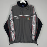 Shop 2000/02 MEXICO 1/4 ZIP WINDBREAKER (XL) ATLETICA, classic football shirts, vintage football shirts & retro soccer jerseys at Cult Kits