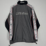 Shop 2000/02 MEXICO 1/4 ZIP WINDBREAKER (XL) ATLETICA, classic football shirts, vintage football shirts & retro soccer jerseys at Cult Kits
