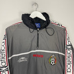 Shop 2000/02 MEXICO 1/4 ZIP WINDBREAKER (XL) ATLETICA, classic football shirts, vintage football shirts & retro soccer jerseys at Cult Kits