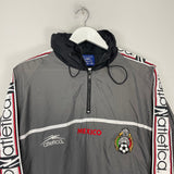 Shop 2000/02 MEXICO 1/4 ZIP WINDBREAKER (XL) ATLETICA, classic football shirts, vintage football shirts & retro soccer jerseys at Cult Kits