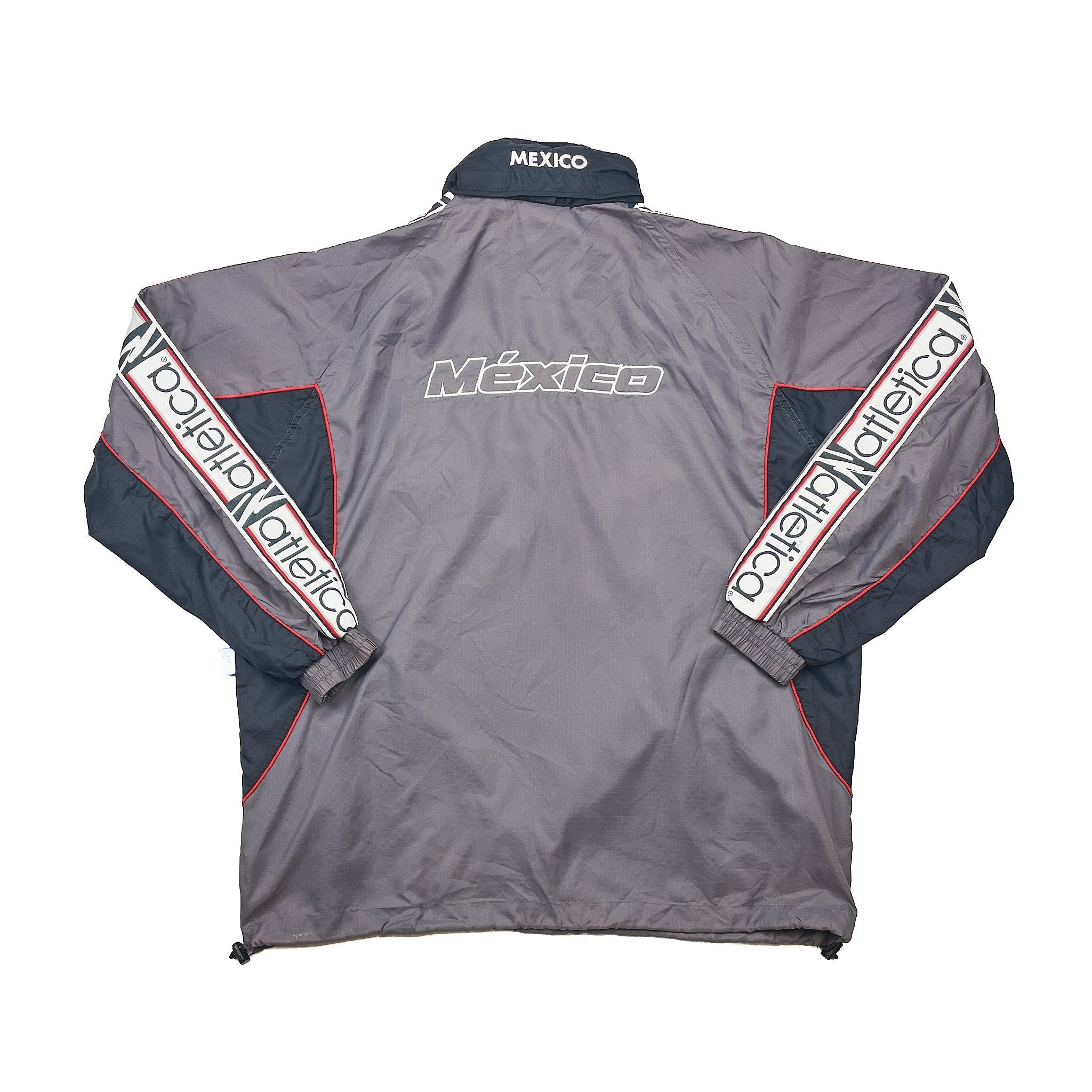 Buy 2000/02 Mexico 1/4 Zip Windbreaker (XL) Atletica ~ Free worldwide shipping available ~ Authentic Vintage Football Shirts from Cult Kits