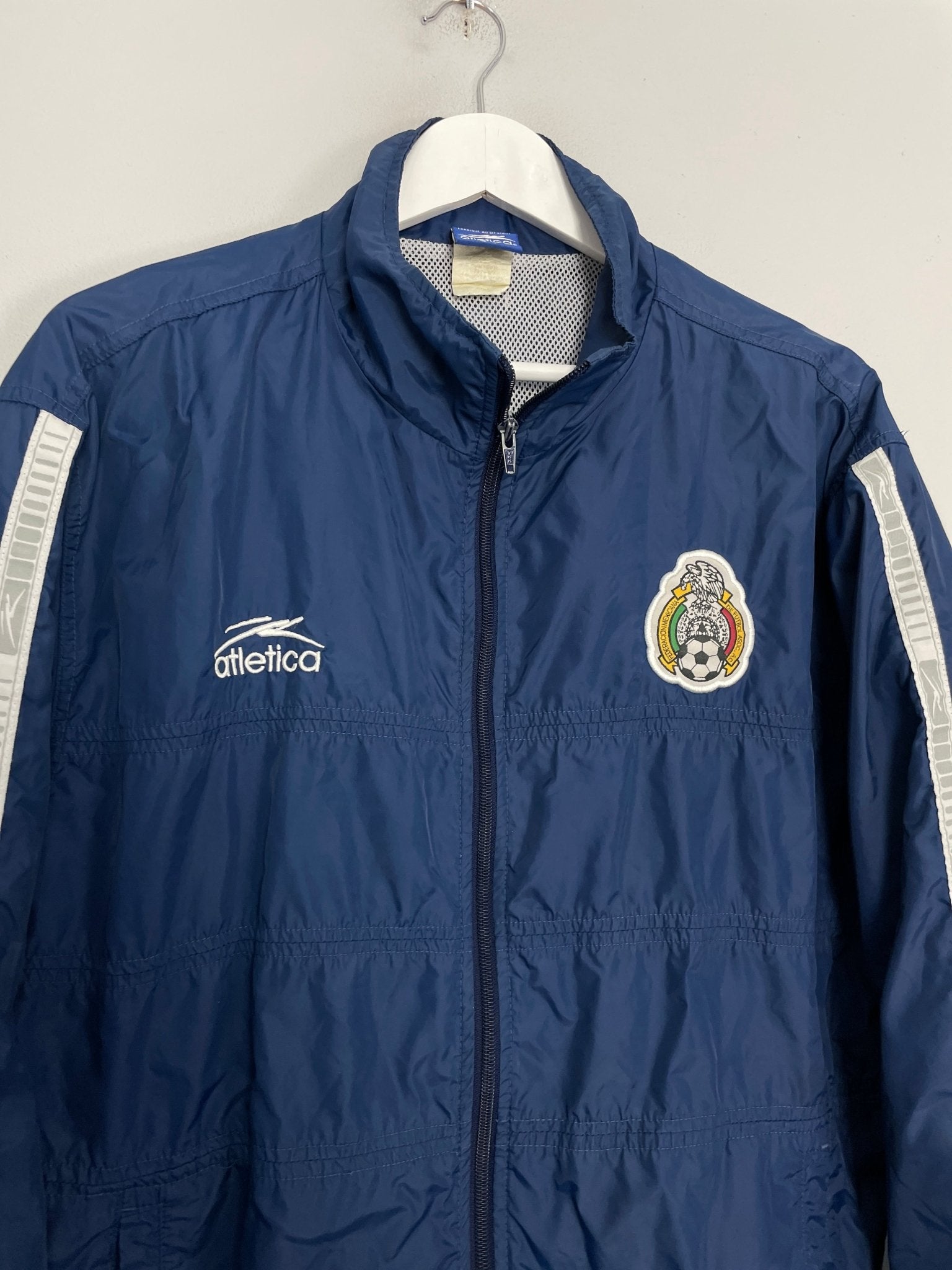 Shop 2000/02 MEXICO TRACK JACKET (L) ATLETICA, classic football shirts, vintage football shirts & retro soccer jerseys at Cult Kits