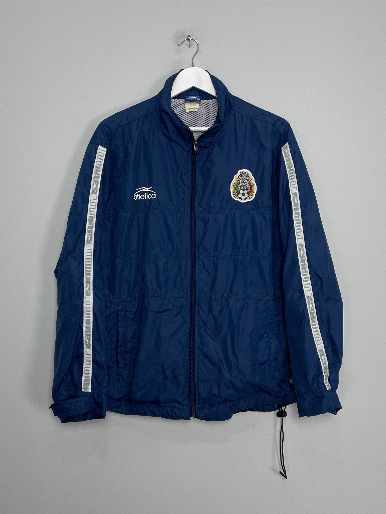 Shop 2000/02 MEXICO TRACK JACKET (L) ATLETICA, classic football shirts, vintage football shirts & retro soccer jerseys at Cult Kits