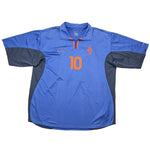 Buy 2000/02 Netherlands Bergkamp 10 Away Shirt (XL) Nike ~ Free worldwide shipping ~ Authentic Vintage Football Shirts from Cult Kits
