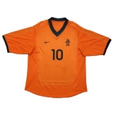 Buy 2000/02 Netherlands Bergkamp 10 Home Shirt (M) Nike ~ Free worldwide shipping ~ Authentic Vintage Football Shirts from Cult Kits