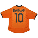 Buy 2000/02 Netherlands Bergkamp 10 Home Shirt (M) Nike ~ Free worldwide shipping ~ Authentic Vintage Football Shirts from Cult Kits
