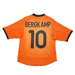 Buy 2000/02 Netherlands Bergkamp 10 Home Shirt (S) Nike ~ Free worldwide shipping ~ Authentic Vintage Football Shirts from Cult Kits