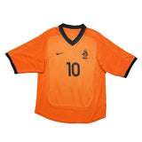 Buy 2000/02 Netherlands Bergkamp 10 Home Shirt (S) Nike ~ Free worldwide shipping ~ Authentic Vintage Football Shirts from Cult Kits