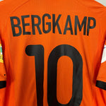 Shop 2000/02 NETHERLANDS BERGKAMP #10 HOME SHIRT (S) NIKE, classic football shirts, vintage football shirts & retro soccer jerseys at Cult Kits
