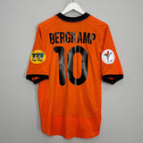 Shop 2000/02 NETHERLANDS BERGKAMP #10 HOME SHIRT (XL) NIKE, classic football shirts, vintage football shirts & retro soccer jerseys at Cult Kits