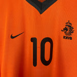 Shop 2000/02 NETHERLANDS BERGKAMP #10 HOME SHIRT (XL) NIKE, classic football shirts, vintage football shirts & retro soccer jerseys at Cult Kits