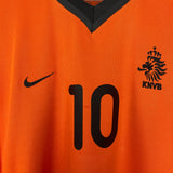 Shop 2000/02 NETHERLANDS BERGKAMP #10 HOME SHIRT (XL) NIKE, classic football shirts, vintage football shirts & retro soccer jerseys at Cult Kits