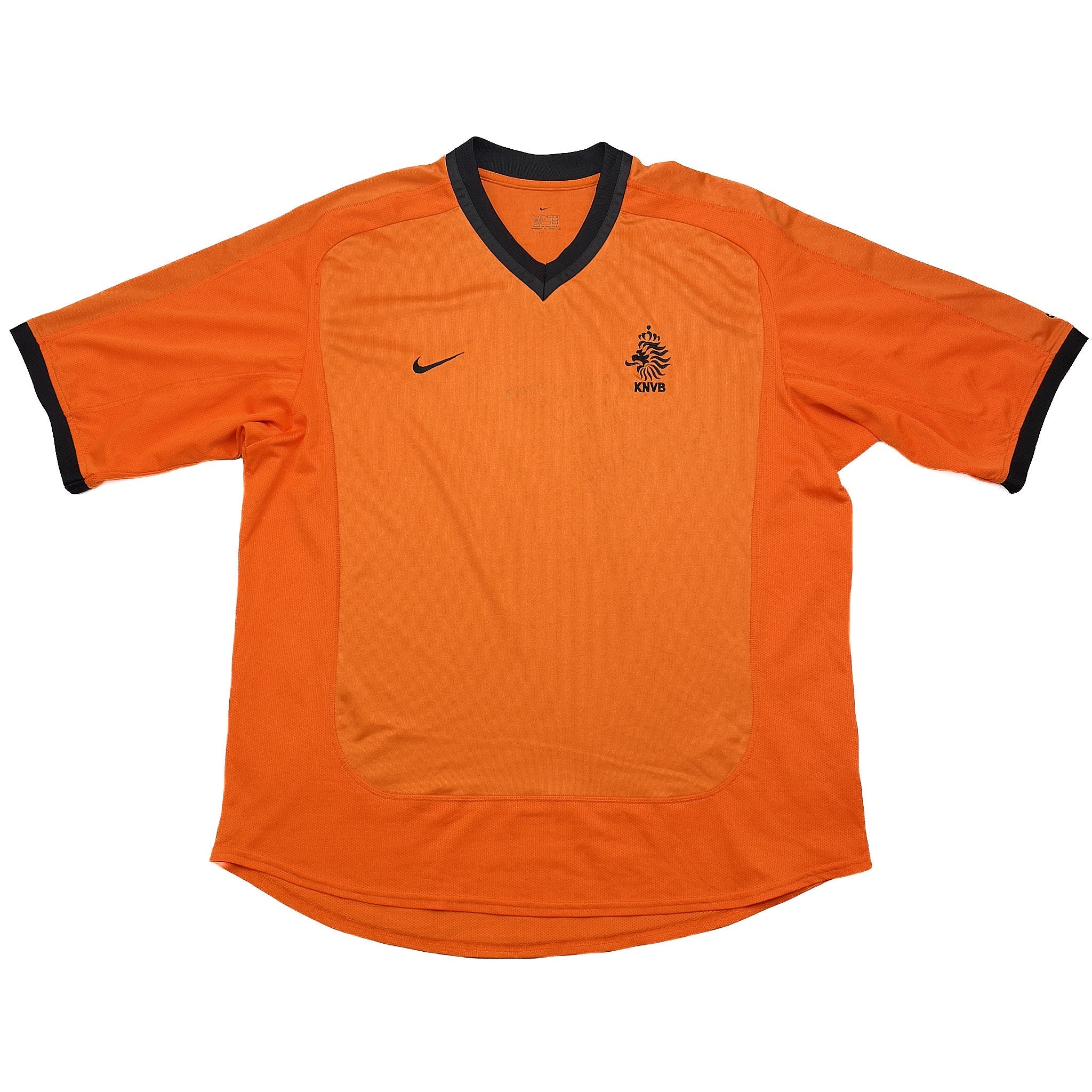Buy 2000/02 Netherlands *Signed* Home Shirt (XL) Nike ~ Free worldwide shipping available ~ Authentic Vintage Football Shirts from Cult Kits