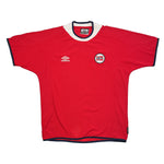 Buy 2000/02 Norway Home Shirt (L) Umbro ~ Free worldwide shipping ~ Authentic Vintage Football Shirts from Cult Kits