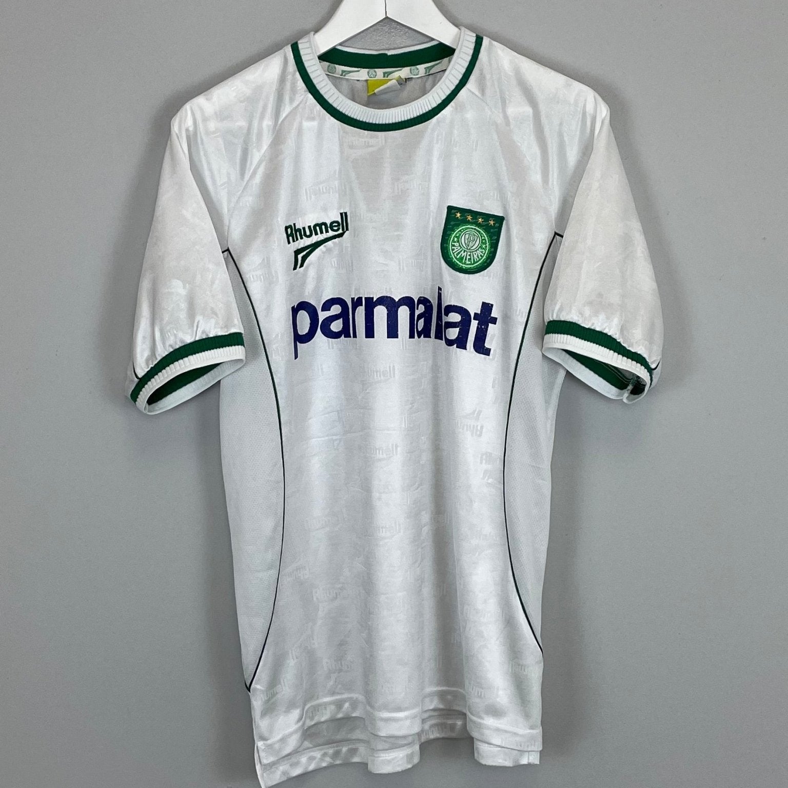 Shop 2000/02 PALMEIRAS #9 AWAY SHIRT (L) RHUMMEL, classic football shirts, vintage football shirts & retro soccer jerseys at Cult Kits