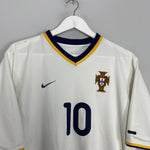 Shop 2000/02 PORTUGAL RUI COSTA #10 AWAY SHIRT (S) NIKE, classic football shirts, vintage football shirts & retro soccer jerseys at Cult Kits