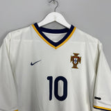 Shop 2000/02 PORTUGAL RUI COSTA #10 AWAY SHIRT (S) NIKE, classic football shirts, vintage football shirts & retro soccer jerseys at Cult Kits