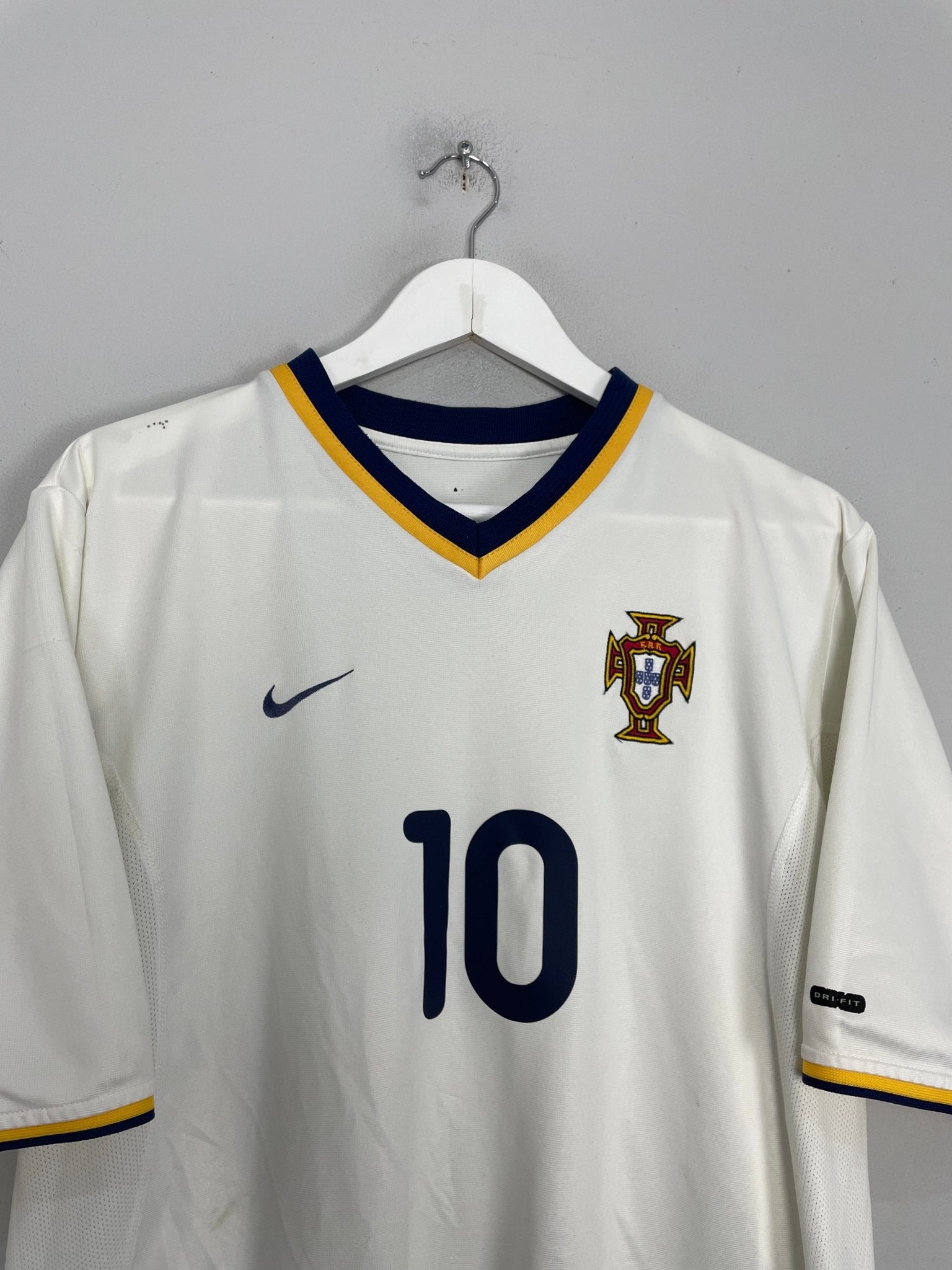 Shop 2000/02 PORTUGAL RUI COSTA #10 AWAY SHIRT (S) NIKE, classic football shirts, vintage football shirts & retro soccer jerseys at Cult Kits