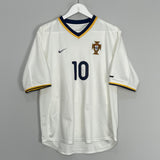 Shop 2000/02 PORTUGAL RUI COSTA #10 AWAY SHIRT (S) NIKE, classic football shirts, vintage football shirts & retro soccer jerseys at Cult Kits