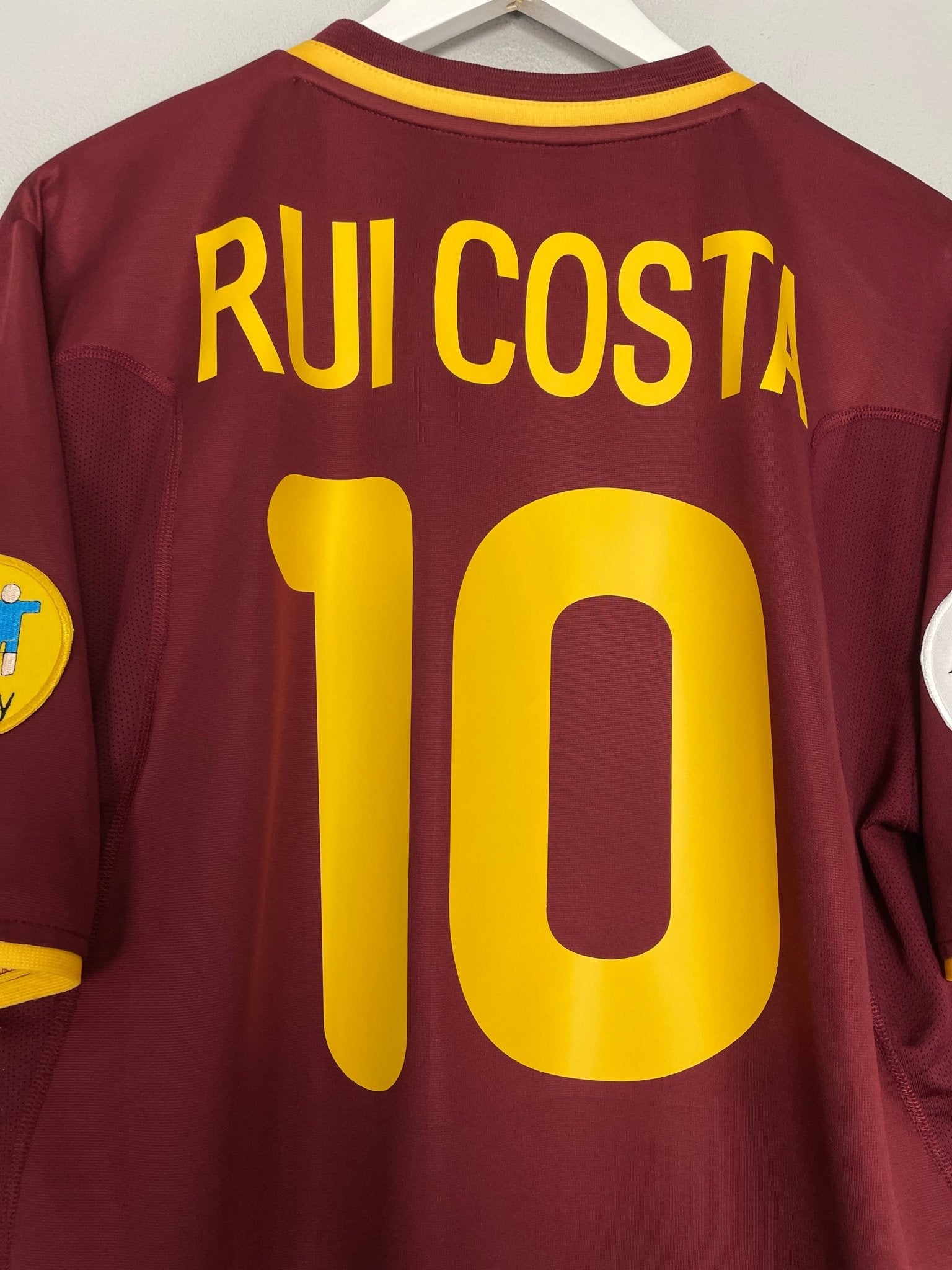 Shop 2000/02 PORTUGAL RUI COSTA #10 HOME SHIRT (M/L) NIKE, classic football shirts, vintage football shirts & retro soccer jerseys at Cult Kits