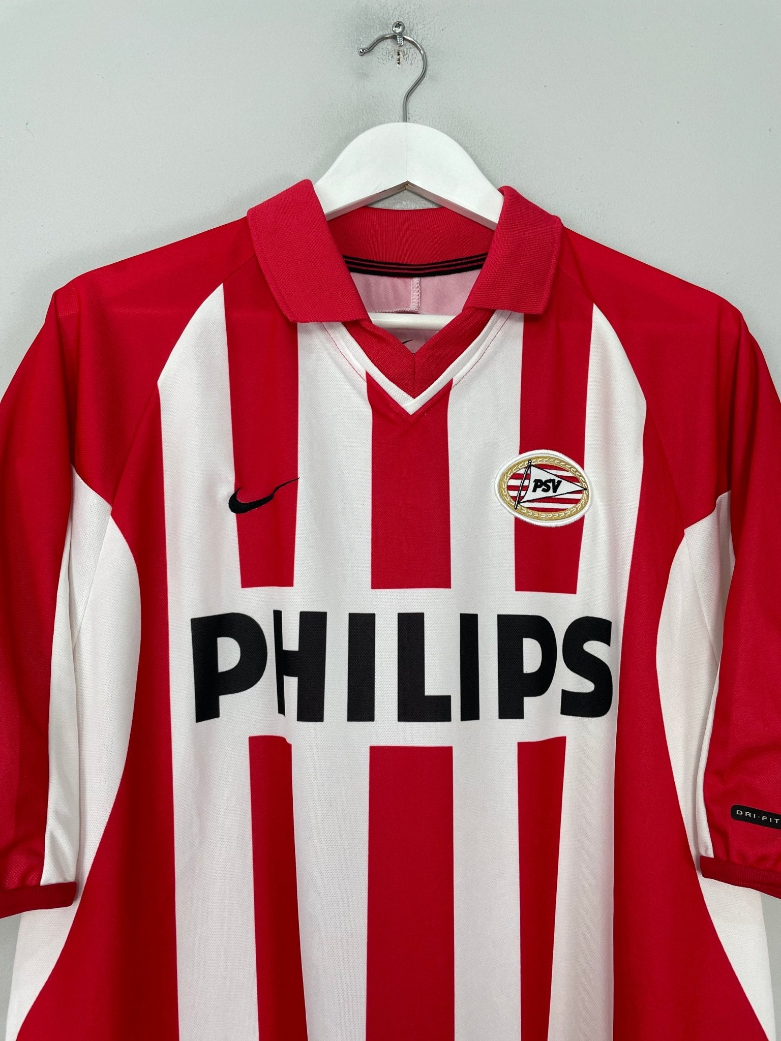 Shop 2000/02 PSV HOME SHIRT (XL) NIKE, classic football shirts, vintage football shirts & retro soccer jerseys at Cult Kits