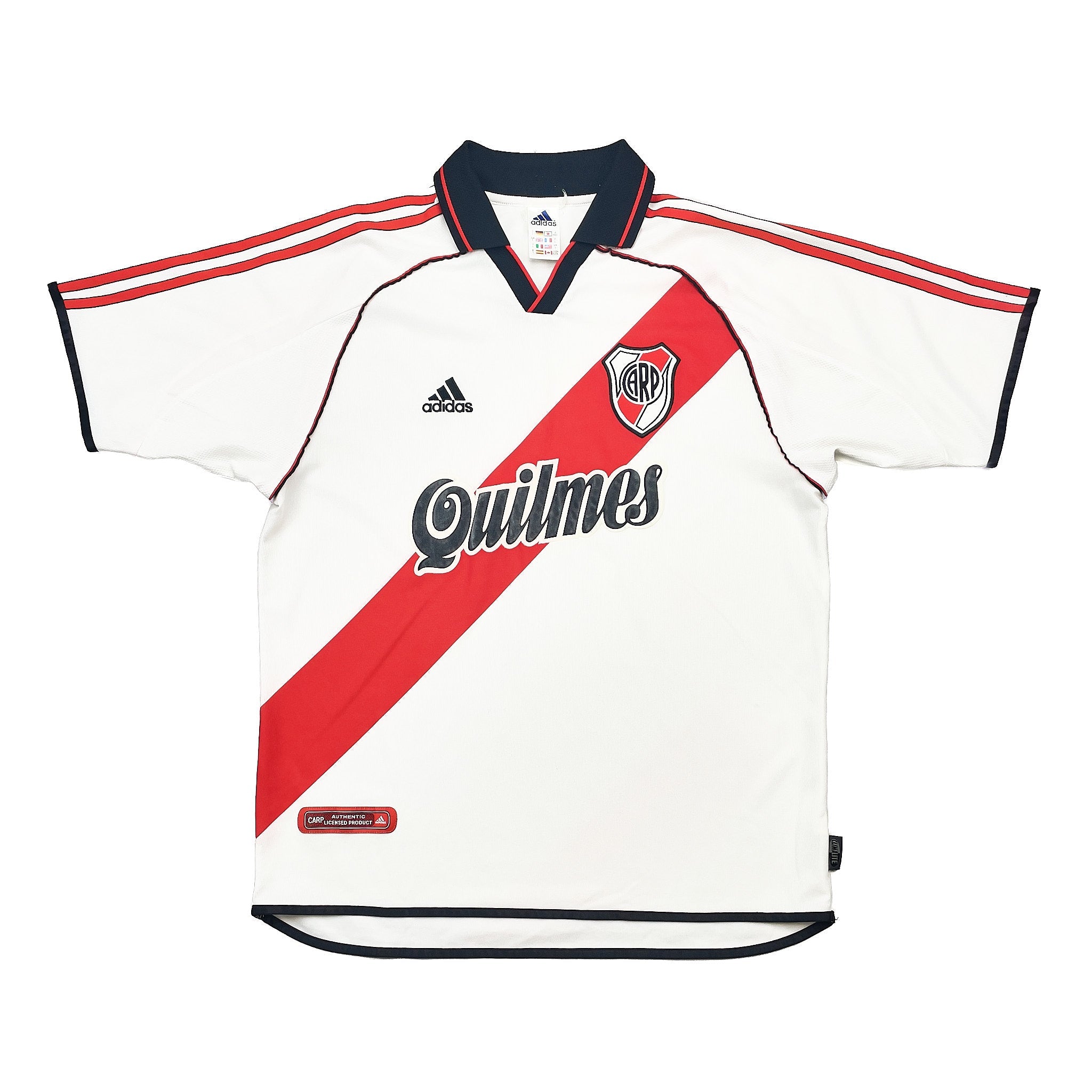 Buy 2000/02 River Plate Home Shirt (L) Adidas ~ Free worldwide shipping available ~ Authentic Vintage Football Shirts from Cult Kits